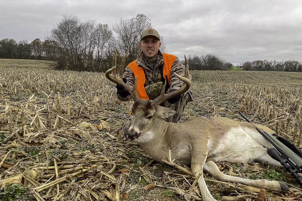 buck harvested using rut hunting tactics